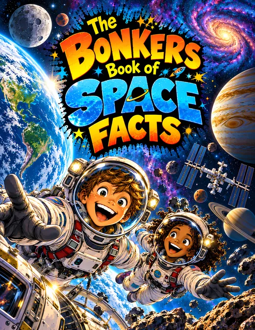 The Bonkers Book of Space Facts book cover